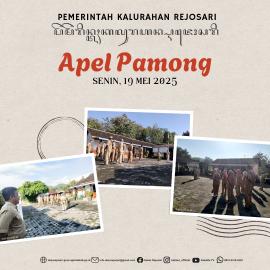 Apel Pamong Kalurahan Rejosari, Senin, 19 Mei 2025